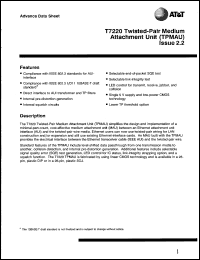 Click here to download T7220PC Datasheet