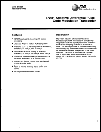 Click here to download T7281PC Datasheet