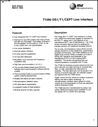 Click here to download T7290EL Datasheet