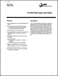 Click here to download T7513B-EE Datasheet