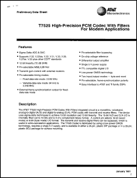 Click here to download T7525EC Datasheet