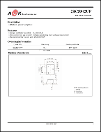 Click here to download 2SC5342UF Datasheet
