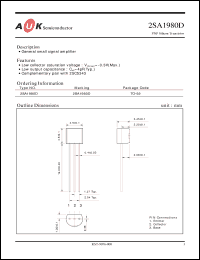 Click here to download 2SA1980D Datasheet