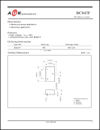 Click here to download BC847F Datasheet