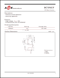 Click here to download BC856UF Datasheet