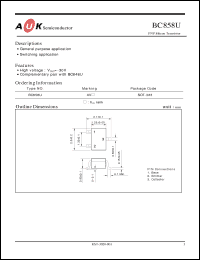 Click here to download BC858U Datasheet