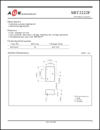 Click here to download SBT2222F Datasheet