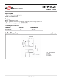 Click here to download SBT2907AU Datasheet