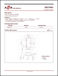Click here to download SBT5401 Datasheet