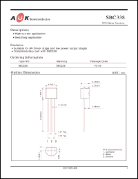 Click here to download SBC338 Datasheet