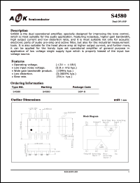 Click here to download S4580 Datasheet