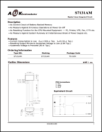Click here to download S7131AM Datasheet
