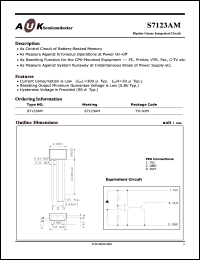 Click here to download S7123AM Datasheet