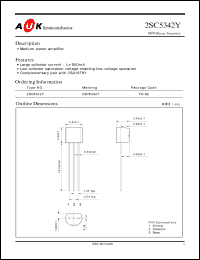 Click here to download 2SC5342Y Datasheet