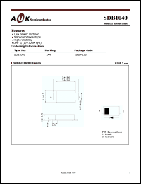 Click here to download SDB1040 Datasheet
