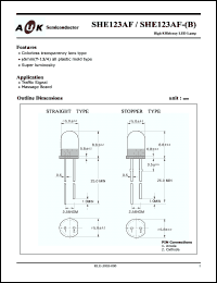 Click here to download SHE123AF Datasheet