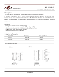 Click here to download SL5018P Datasheet