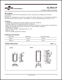 Click here to download SL5021 Datasheet