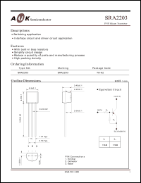 Click here to download SRA2203 Datasheet