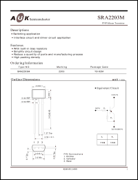 Click here to download SRA2203M Datasheet