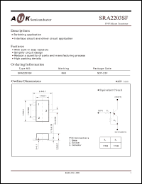 Click here to download SRA2203SF Datasheet