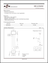 Click here to download SRA2204M Datasheet