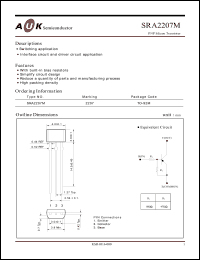 Click here to download SRA2207M Datasheet