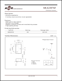 Click here to download SRA2207SF Datasheet