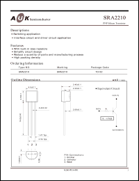 Click here to download SRA2210 Datasheet