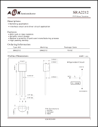 Click here to download SRA2212 Datasheet