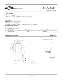 Click here to download SRA2212SF Datasheet