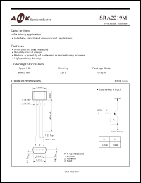 Click here to download SRA2219M Datasheet