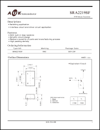 Click here to download SRA2219SF Datasheet