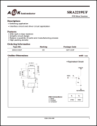 Click here to download SRA2219UF Datasheet