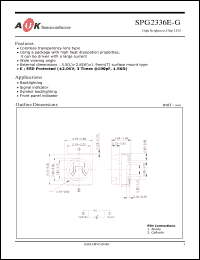 Click here to download SPG2336E-G Datasheet