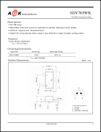 Click here to download SDV703WK_1 Datasheet