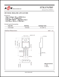 Click here to download STK0765BF Datasheet