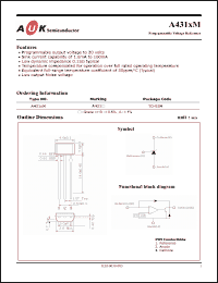 Click here to download A431XM Datasheet