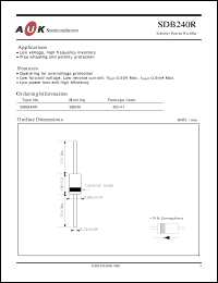Click here to download SDB240R Datasheet