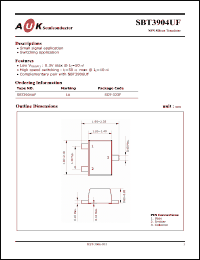 Click here to download SBT3904UF_1 Datasheet
