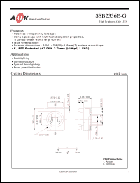 Click here to download SSB2336E-G Datasheet