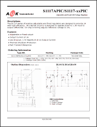 Click here to download S1117XXPIC Datasheet