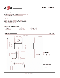 Click here to download SDB1040PI Datasheet