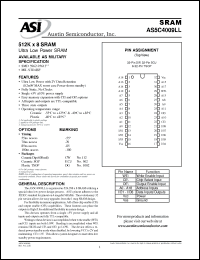 Click here to download AS5C4009LLDG-85/IT Datasheet