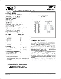 Click here to download MT5C2564C-25L/XT Datasheet