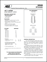 Click here to download MT5C6405EC-15L/883C Datasheet