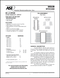 Click here to download MT5C6408C-20L/IT Datasheet