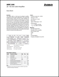 Click here to download AMMC-5040-W50 Datasheet