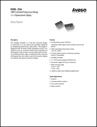 Click here to download HCMS-235X Datasheet