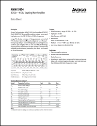 Click here to download AMMC-5024-W10 Datasheet